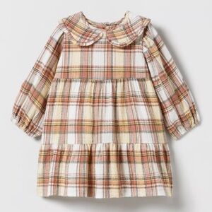 Zara girls plaid dress